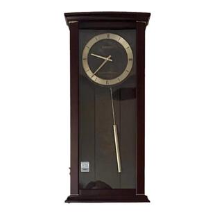 SEIKO日本精工挂钟客厅别墅欧式实木西敏寺报时钟摆高档钟表605