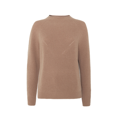 皮皮狗半高领蝙蝠袖加厚羊绒衫