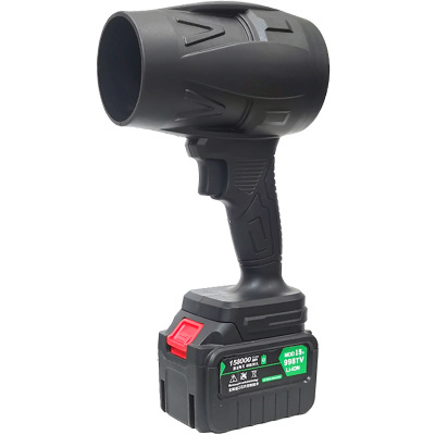 80涵道暴力风扇吹风机除尘除雪洗车吹水大功率涡轮鼓风锂电暴风机