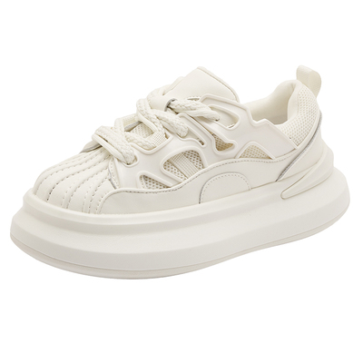 超火贝壳头小白鞋女2026春季新款