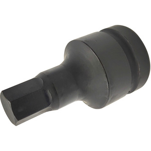 进口铬钼钢1寸内六角套筒旋具批头大风炮外6方公制19 22 24 2730