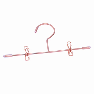 BJD娃用裤子衣架迷你金属芭比棉花娃娃多功能袜子夹子微景观家具