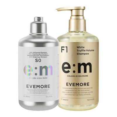EVEMORE去黄+白松露洗发水套装