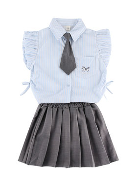 六一儿童夏季短袖JK校服套装