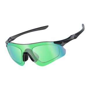 乐凯奇变色跑步眼镜近视一体马拉松专业男女带度数偏光运动眼镜