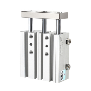 亚德客型三杆三轴带导杆气缸TCL12/16/20/32/25-20*30X50X75X100S