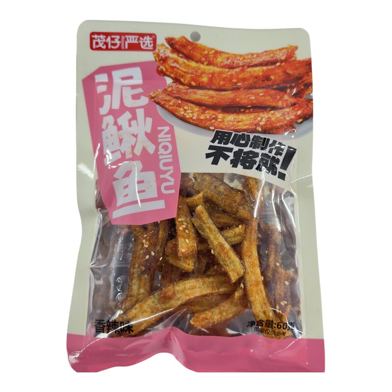 茂仔严选香辣泥鳅鱼皮即食