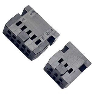 牛角插头双排IDC打端子FC-2.54mm带凸点2545胶壳端子仿hrs连接器