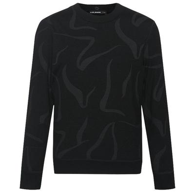 利郎官方可机洗加绒厚保暖羊毛衫