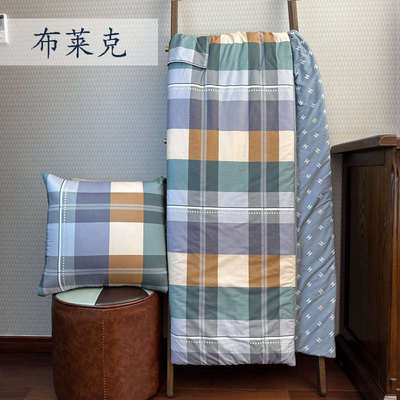 两用靠垫被汽车办公午休加大加厚全棉午休被纯棉被子多功能抱枕被