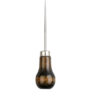 单葫芦锥子千枚通上鞋打孔工具针锥子纳鞋底全钢木柄手工皮具锥