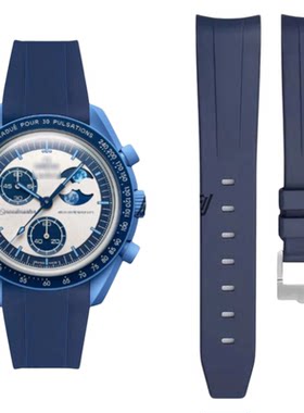 MoonswatchPINK粉月氟橡胶表带