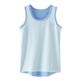 栀柔zero儿童抗菌0添加木浆纤维全棉柔软男女孩内裤背心吸湿排汗