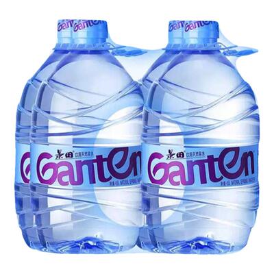 景田天然泉水4.6L*4桶*2箱整箱大瓶桶装饮用水送货上门非纯净水
