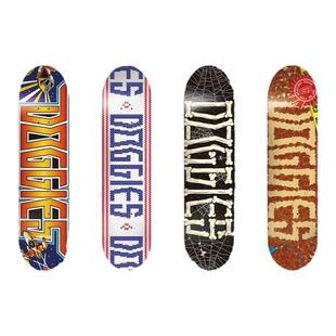 Doggies初学者成人青少年专业双翘滑板 整板-轻薄弹系列-童年回忆