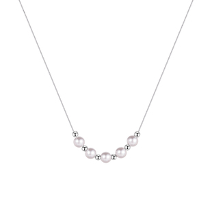 DODOGOGO珍珠项链女款配饰轻奢小众锁骨链秋冬高级颈链新款吊坠