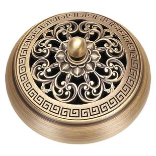 纯铜香炉盘香炉家用室内香薰炉宣德炉沉香熏香炉大号檀香炉茶道