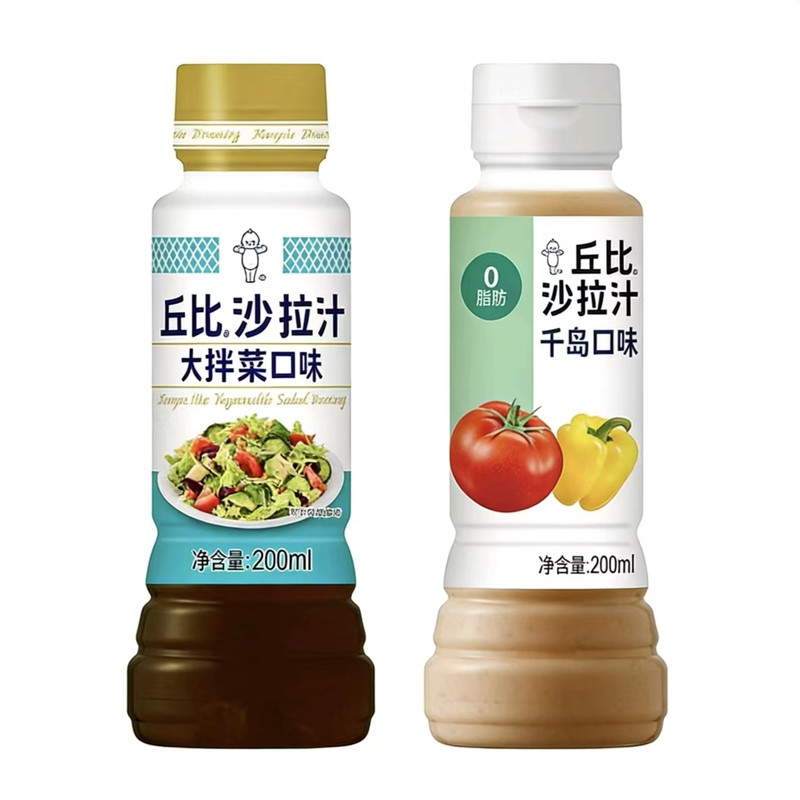 丘比沙拉焙煎芝麻大拌菜0脂千岛