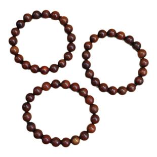 天然雷击枣木手串文玩男女款手链盘玩正宗老木料雕刻本命年保平安