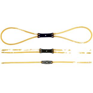 进口弹弓皮筋圆皮筋组传统单卡2040卡珠橡皮筋四股卡球高弹力耐用