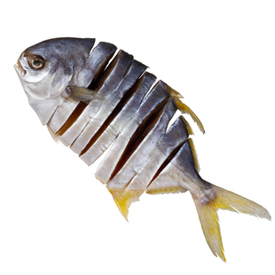 顺丰 湛江淡晒金鲳鱼干250g船晒金昌咸鱼金仓鱼干货海味特产