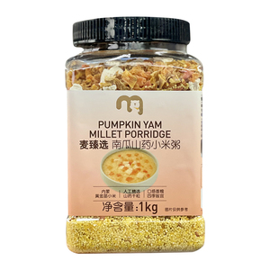 麦德龙代购麦臻选南瓜山药小米粥1kg杂粮组合混合粥料营养早餐粥