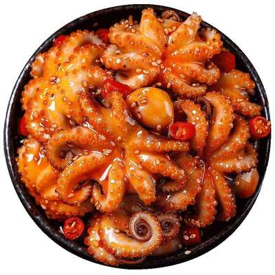 熟食虾尾八爪鱼小吃零食海鲜