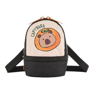 LeSportsac乐播诗新款卡皮巴拉系列双拉链橘子斜挎包胸包手提