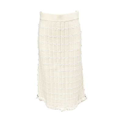 容子木ROSEMOO24年秋季新款亲肤柔软流苏半裙RCL3QP336C