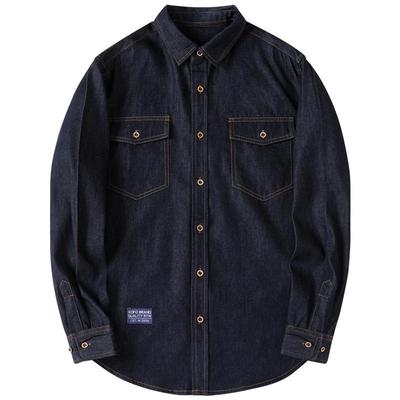 100棉牛仔衬衫，外套内搭都可以