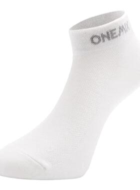 onemix透气纯棉短袜棉袜男士女士