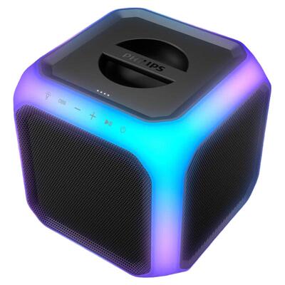 飞利浦TAX7207 音箱便携式HiFi蓝牙音响炫彩灯光智能串联氛围音箱