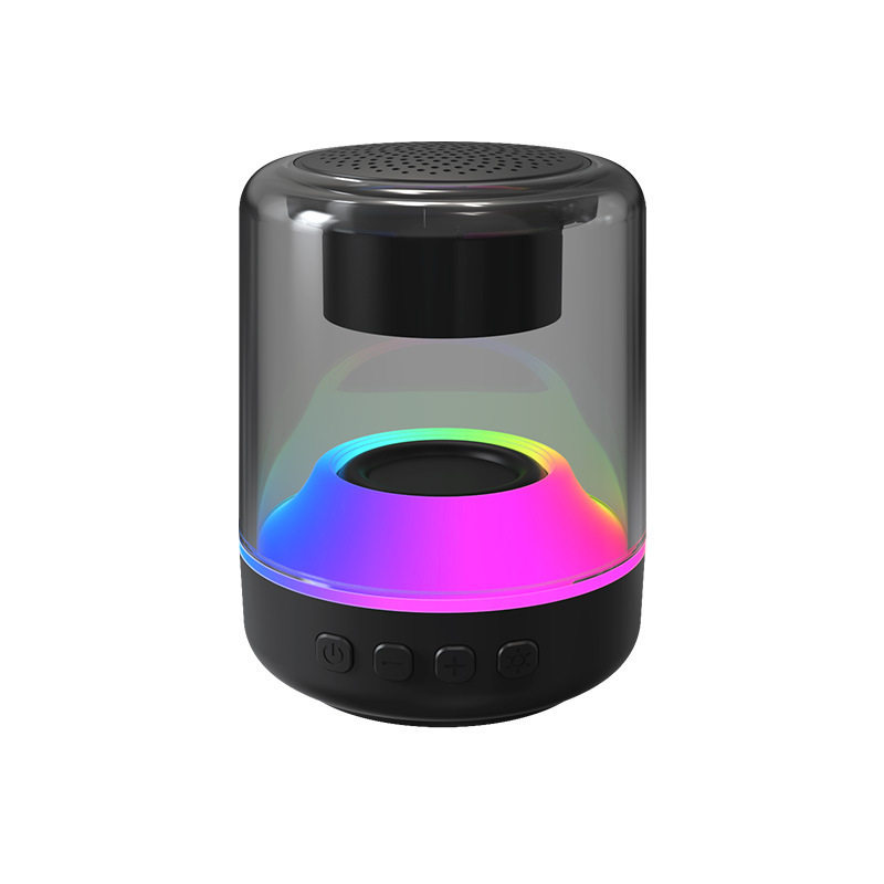 乐耐斯七彩灯蓝牙音箱重低音立体声家用大音量户外防水迷你小音响
