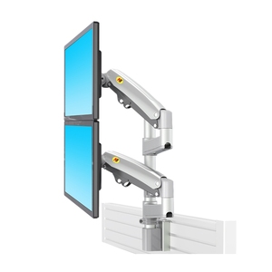 NB 双屏上下电脑显示器支架屏风壁挂监控台操作指挥台支架M80/D22