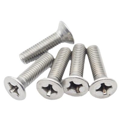 304不锈钢沉头十字机钉螺丝