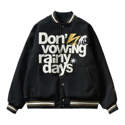 Remedy秋冬国潮美式短款棒球服男