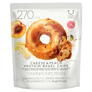 韩国直邮OLIVEYOUNG低卡低脂健康贝果干脆片JENNIE同款贝果零食