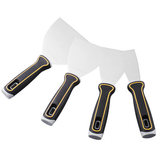 滚动狗不锈钢油灰刀铲刀套装刮刀批灰刮腻子工具加厚清洁刀刮灰刀