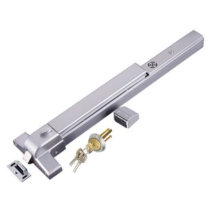 凯迪诗不锈钢防火门逃生锁消防推杆锁安全通道单向应急平推式门锁