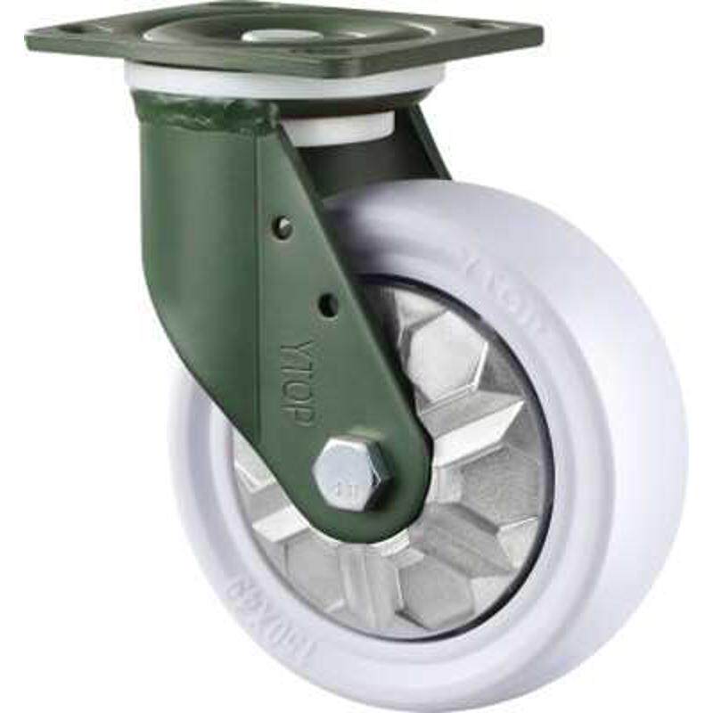 YTOP卓烨锰钢脚轮21E重型尼龙PP轮4寸万向轮5寸6寸8寸刹车轮定向