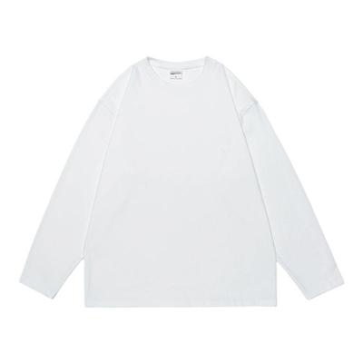 GOGOSOON纯棉长袖T恤男300g新款2025春秋内搭打底衫美式重磅宽松