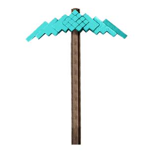 我的世界mc电影周边武器工具钻石剑钻石镐软胶cos道具儿童玩具