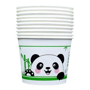 加厚纸碗商用一次性碗中号家用酒席待客聚餐吃饭食品级碗筷快餐盒