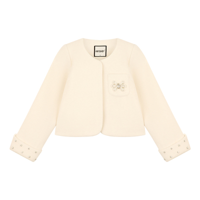 Amybaby女童重工钉珠小香风套装