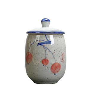 复古青花瓷茶杯带盖子功夫茶具杯子水杯180毫升品茗杯手绘茶馆杯