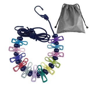 旅行晾衣绳酒店晾衣服神器便携出差可折叠晾衣架旅游必备用品夹子