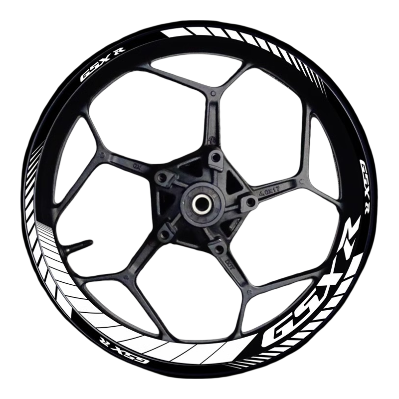 适用GSX250R6001000轮毂钢圈贴纸