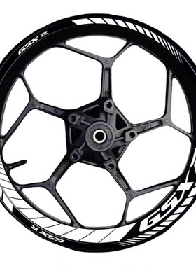 适用GSX250R6001000轮毂钢圈贴纸