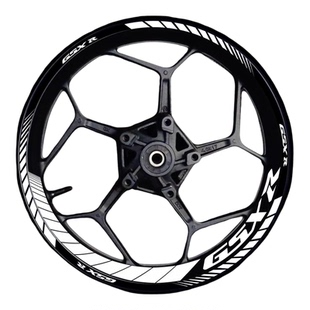 适用铃木GSX250R600 1000 750赛版轮毂改装轮圈钢圈反光防水机车
