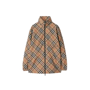 【24期免息】BURBERRY 女装 格纹轻盈外套
